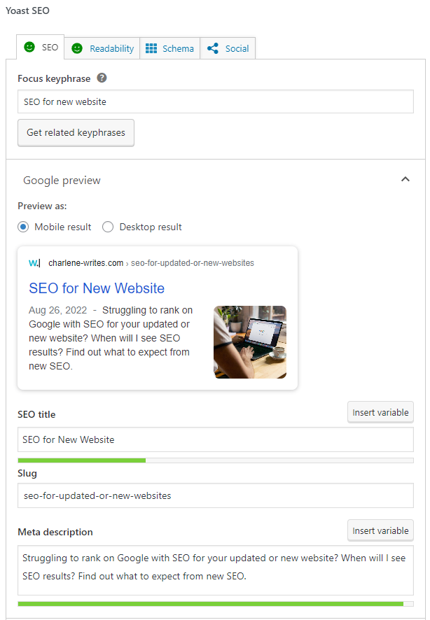 improve SEO with blogging